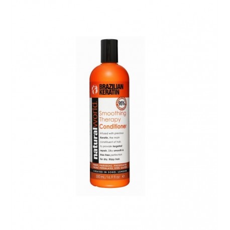 NATURAL WORLD BRAZILIAN KERATIN OIL SMOOTHING THERAPY CONDITIONER 500 ML