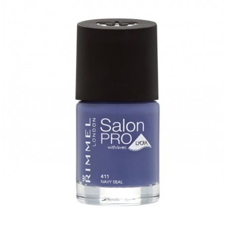 RIMMEL LONDON NAIL POLISH SALON PRO NAVY SEAL 411 12ML