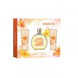 Comprar perfumes online set ANOUK EDT 100 ML + LOCION CORPORAL 75 ML + GEL DUCHA 75 ML SET REGALO