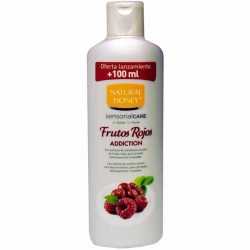 NATURAL HONEY GEL DE FRUTOS ROJOS ADDICTION 650 ML + 100 ML