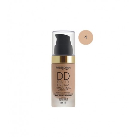 DEBORAH LIQUID FOUNDATION SPF 15DD DAILY DREAM 04 APRICOT 30ML