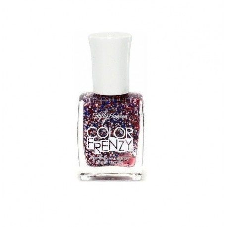 SALLY HANSEN COLOUR FRENZY RED, WHITE & HUE 340 11.8ML