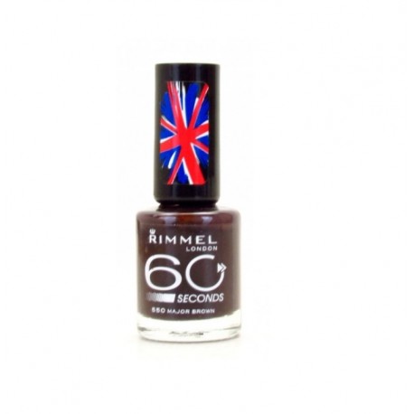 RIMMEL LONDON 60 SECOND MAJOR BROWN 550 8ML