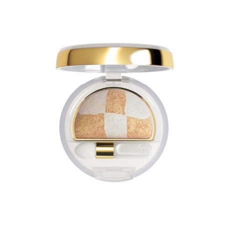 COLLISTAR DOUBLE EFFECT EYESHADOW WET&DRY 23 GOLD WITH WHITE