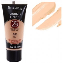 RIMMEL LASTING FINISH 25 H.FOUNDATION 091 LIGHT IVORY danaperfumerias.com