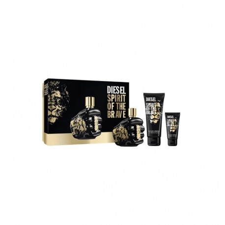 comprar perfumes online hombre DIESEL SPIRIT OF THE BRAVE EDT 125 ML + SHOWER GEL 100 ML + SHOWER GEL 50 ML SET