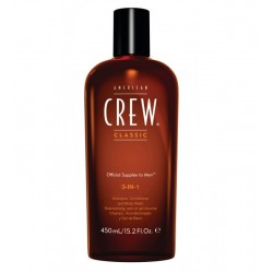 AMERICAN CREW 3EN1 CHAMPU,ACONDICIONADOR,GEL BAÑO 250ML