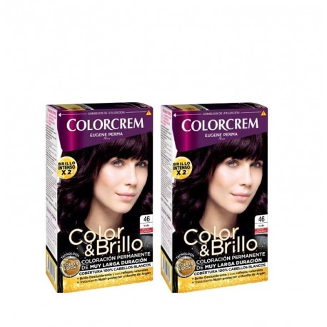 COLORCREM COLOR & BRILLO TINTE CAPILAR 46 VIOLIN x 2 UDS