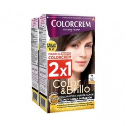 COLORCREM COLOR & BRILLO TINTE CAPILAR 71 RUBIO CENIZA  x 2 UDS