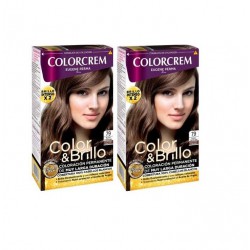 COLORCREM COLOR & BRILLO TINTE CAPILAR 79 RUBIO CARAMELO x 2 UDS