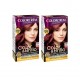 COLORCREM COLOR & BRILLO TINTE CAPILAR 6.66 CHOCOLATE ROJO INTENSO x 2 UDS