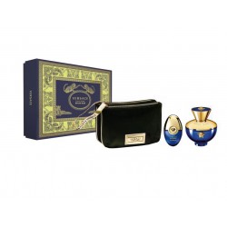 Comprar perfumes online set VERSACE DYLAN BLUE FEMME EDP 100 ML + EDP 10ML + NECESER