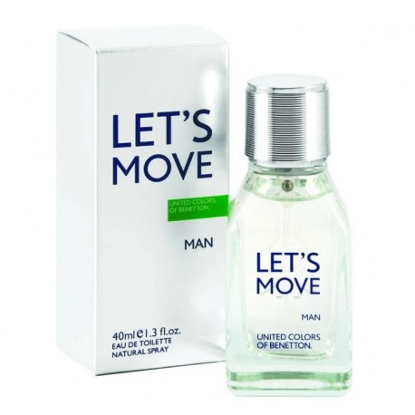 BENETTON LET'S MOVE FOR MEN EDT 40ML