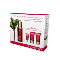 CLARINS MULTI INTENSIVE SUPRA SERUM 50 ML + CREMA DIA ROSE LUMIERE 15 ML + CREMA NOCHE 15 ML + CONCENTRADO OJOS 3ML SET REGALO