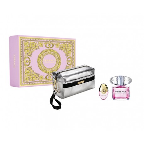 comprar perfumes online VERSACE BRIGHT CRYSTAL EDT 90 ML VP + 10ML VP + NECESER SET REGALO mujer