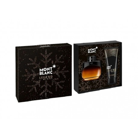 comprar perfumes online hombre MONTBLANC LEGEND NIGHT EDP 50 ML + AFTER SHAVE BALM 100 ML SET REGALO