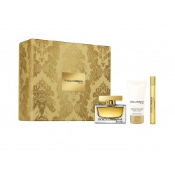 comprar perfumes online DOLCE & GABBANA THE ONE EDP 75 ML + MINI 10 ML + BODY LOTION 50 ML SET REGALO mujer