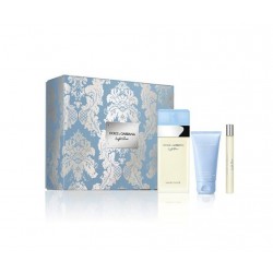 comprar perfumes online DOLCE & GABBANA LIGHT BLUE EDT 100 ML +MINI 10 ML + B/LOTION 100 ML SET REGALO mujer