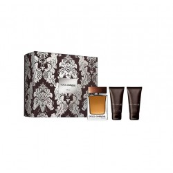 comprar perfumes online hombre DOLCE & GABBANA THE ONE MEN EDT 100ML + A/S 75 ML + GEL 50 ML SET REGALO