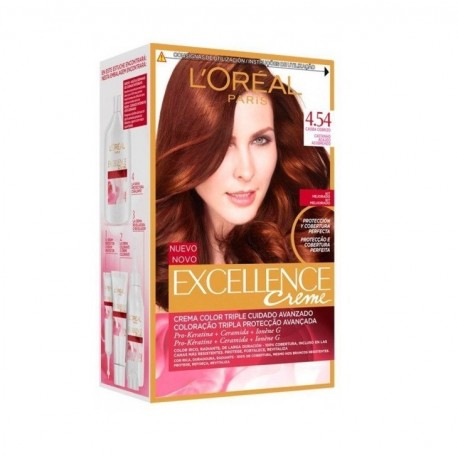 L'OREAL EXCELLENCE CREME TINTE 4.54 CAOBA COBRIZO