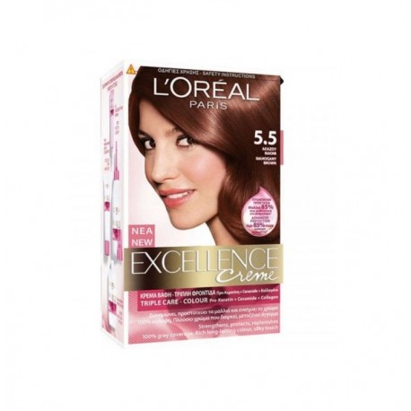 L'OREAL EXCELLENCE CREME TINTE 5.5 CASTAÑO CAOBA