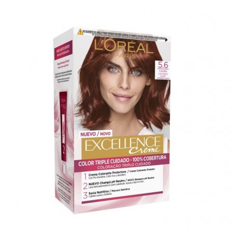 L'OREAL EXCELLENCE CREME TINTE 5.6 CAOBA