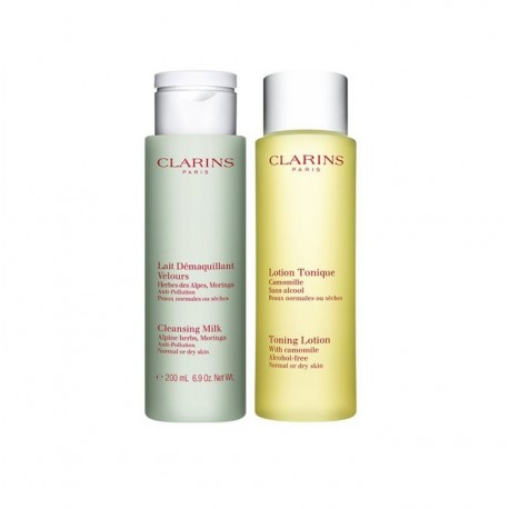 CLARINS DUO DESMAQUILLANTE P/SECAS-NORMALES SET