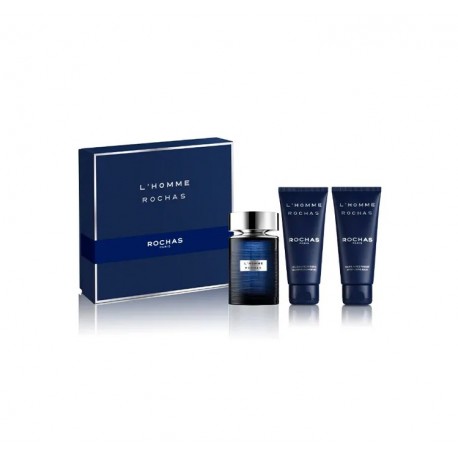 comprar perfumes online hombre ROCHAS L´HOMME EDT 100 ML + SHOWER GEL 100 ML + AFTER SHAVE 100 ML SET REGALO