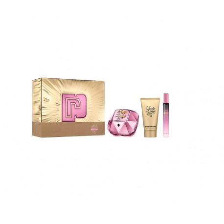 comprar perfumes online PACO RABANNE LADY MILLION EMPIRE EDP 50 ML + MINI 10 ML + BODY LOTION 75 ML SET REGALO mujer