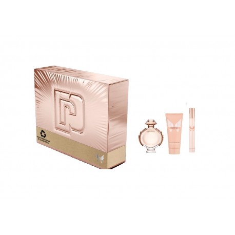 comprar perfumes online PACO RABANNE OLYMPEA EDP 50 ML + MINI 10 ML + BODY MILK 75 ML SET REGALO mujer