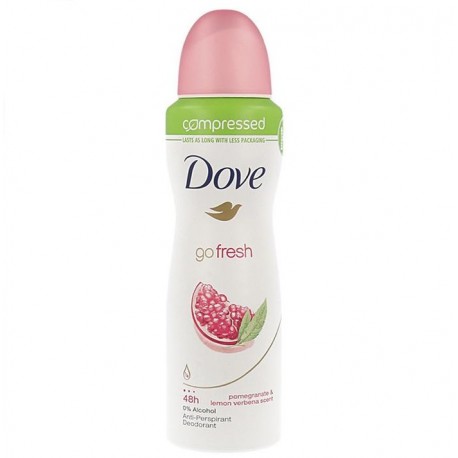 DOVE GO FRESH POMEGRANATE & LEMON VERBENA SCENT SPRAY 125 ML