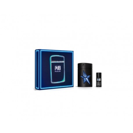 comprar perfumes online hombre THIERRY MUGLER A*MEN EDT 100 ML RECARGABLE + DEO STICK 20 ML SET REGALO