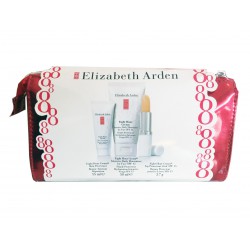 ELIZABETH ARDEN EIGHT HOUR INTENSIVE DAILY MOISTURE FACE + CREAM SKIN PROTECTANT + LIP STICK + NECESER SET REGALO