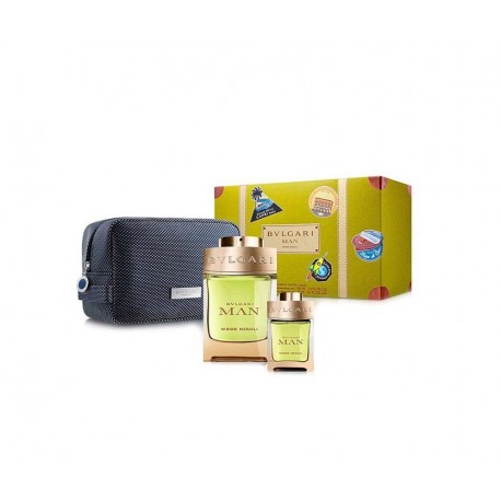 comprar perfumes online hombre BVLGARI MAN WOOD NEROLI EDP 100 ML + MINIATURA 15 ML + NECESER SET REGALO