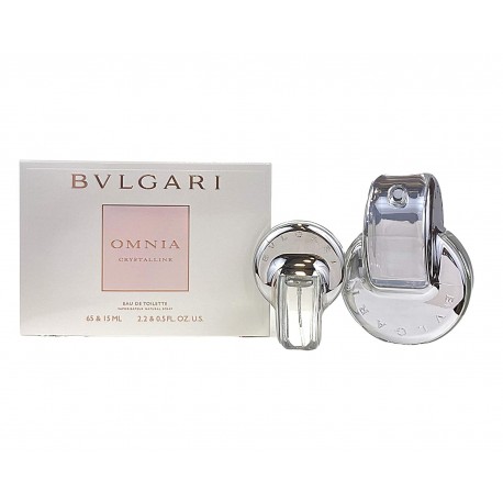 comprar perfumes online BVLGARI OMNIA CRYSTALLINE EDT 65 ML + MINIATURA 15 ML SET REGALO mujer