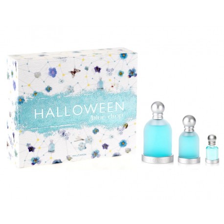 Comprar perfumes online set JESUS DEL POZO HALLOWEEN BLUE DROP EDT 100 ML VP. + EDT 30 ML + MINI 4.5 ML