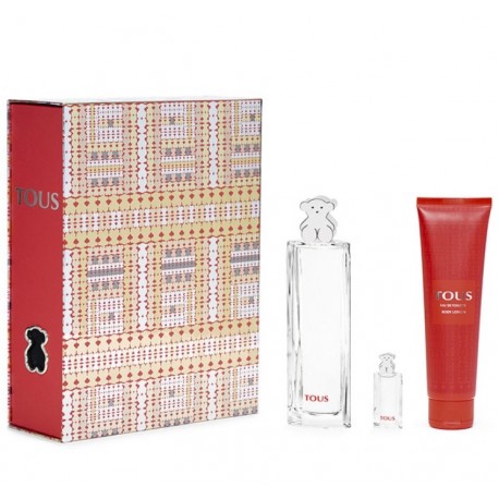 comprar perfumes online TOUS EDT 90 ML VP +BODY LOCION 150 ML + EDT MINIATURA 4 ML SET REGALO mujer