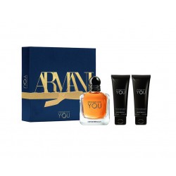 comprar perfumes online hombre EMPORIO ARMANI STRONGER WITH YOU EDT 100 ML + SHOWER GEL 2 X 75 ML SET REGALO