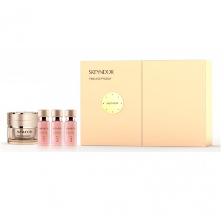 SKEYNDOR TIMELESS PRODIGY CREMA 50 ML + TIMLESS PRODIGY THE ELIXIR 3 X 15 ML  SET