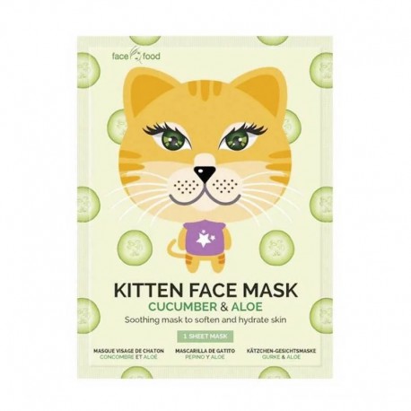 MONTAGNE JEUNESSE MASCARILLA FACIAL TELA GATITO PEPINO & ALOE