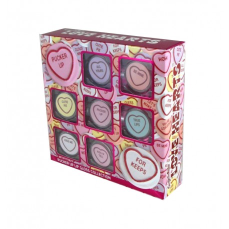 LOVE HEARTS PUCKER UP LIP GLOSS COLLECTION