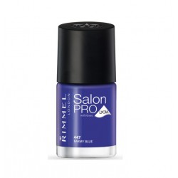 RIMMEL LONDON NAIL POLISH SALON PRO BARMY BLUE 447 12ML