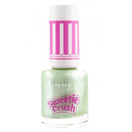 RIMMEL LONDON NAIL POLISH SWEETIE CRUSH FIZZY APPLELICIOUS 010 8ML