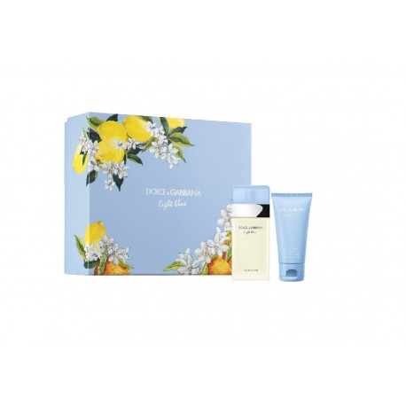 Comprar perfumes online set DOLCE & GABBANA LIGHT BLUE EDT 50 ML + BODY LOTION 50 ML SET REGALO