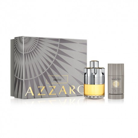 Comprar perfumes online set AZZARO WANTED EDT 100 ML + DEO STICK 75 ML SET REGALO