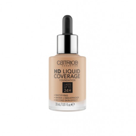 CATRICE HD BASE DE MAQUILLAJE COBERTURA LÍQUIDA 050 ROSY ASH 30 ML