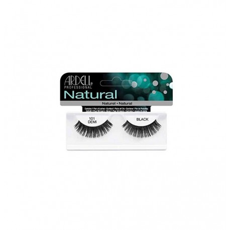 ARDELL PESTAÑAS NATURAL 101 DEMI BLACK CON ADHESIVO