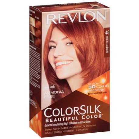 REVLON TINTE COLORSILK 45 BRIGHT AUBURN