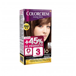 COLORCREM COLOR & BRILLO TINTE CAPILAR +45% DE PRODUCTO 77 MARRON GLACE CLARO