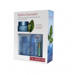 CLARINS HYDRA ESSENTIEL GEL SORBET DESALTERANT P. NORMAL-MIXTA 50 ML + 3 PRODUCTOS SET REGALO